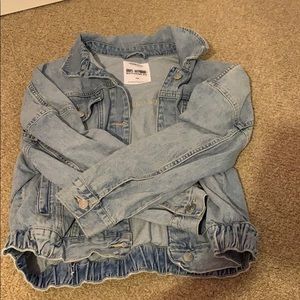 oversized garage boyfriend jean jacket.